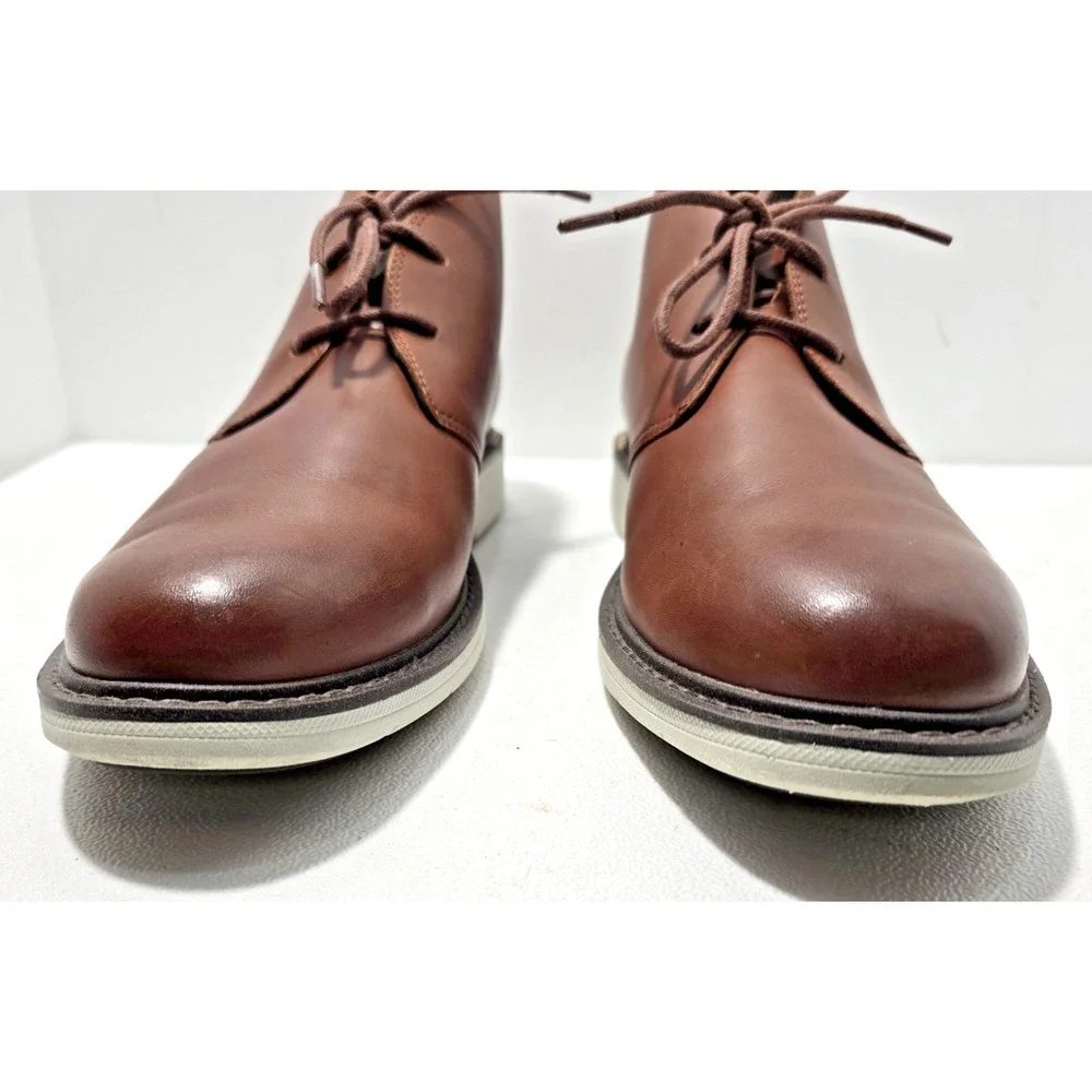 Cole Haan Go-to Lace Chukka Boots Men's 8.5M Woodbury Tan Round Toe Lace Up